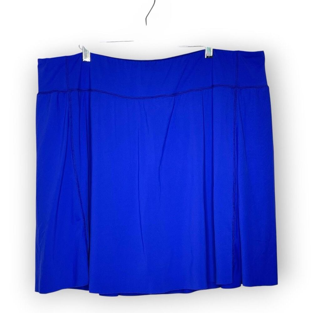 Lane Bryant LIVI Active Skort Skirt Royal Blue Wicking Women's Plus Size 26/28